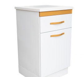 كابينة مختبرات ذات درج وباب